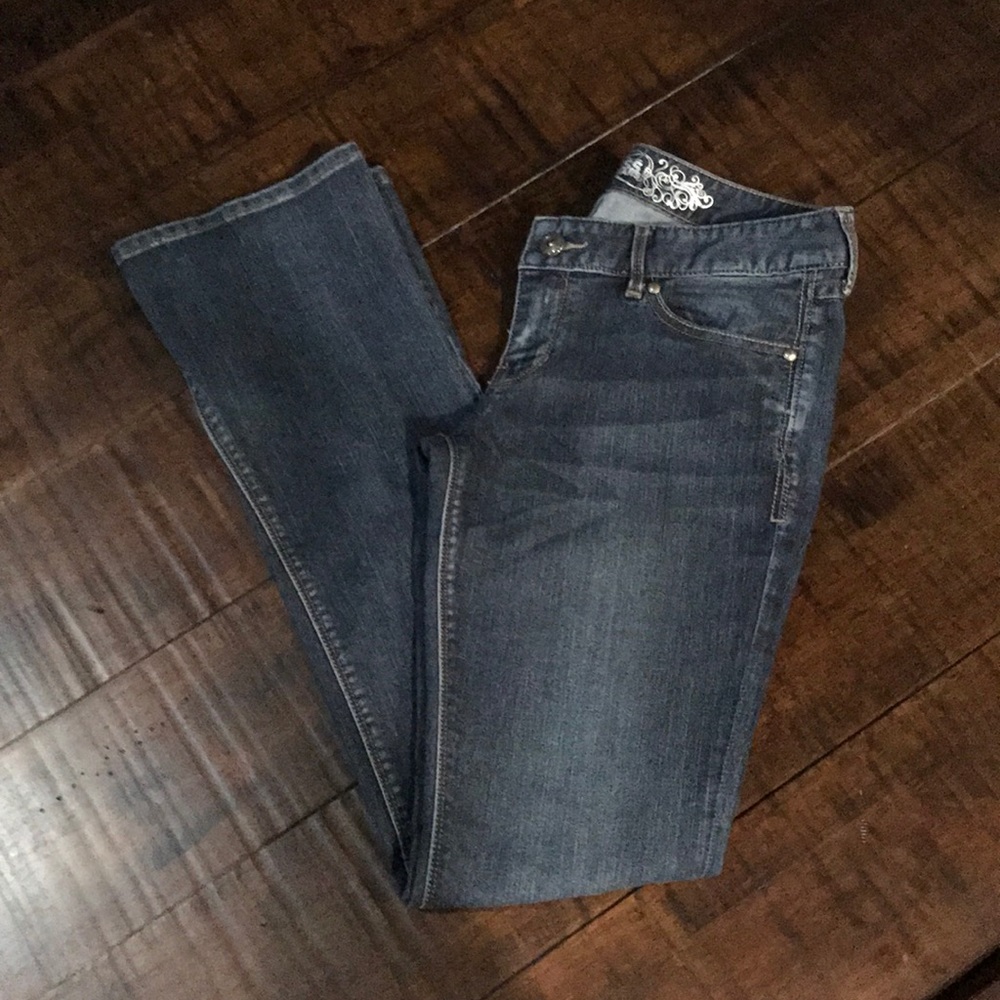 Express Barely Boot Cut Jeans